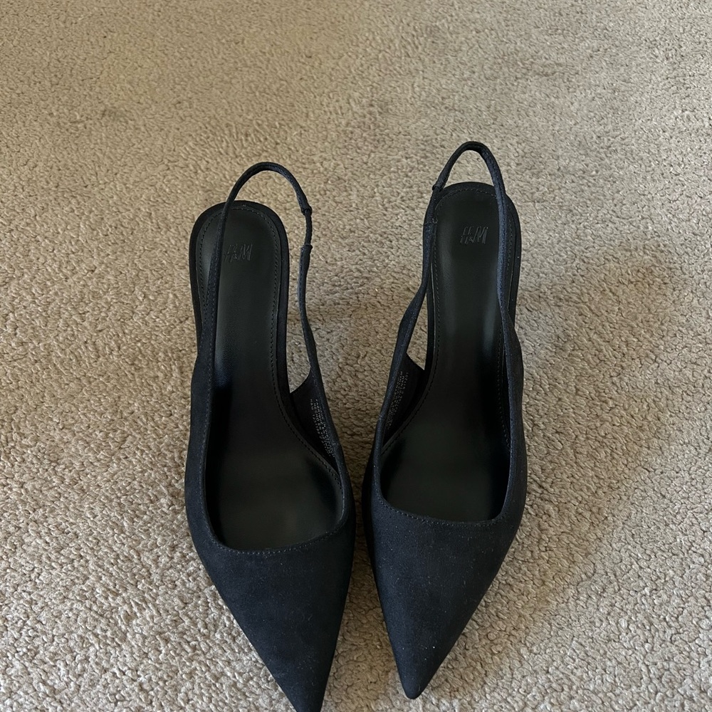 H&M Slingback Kitten Heels